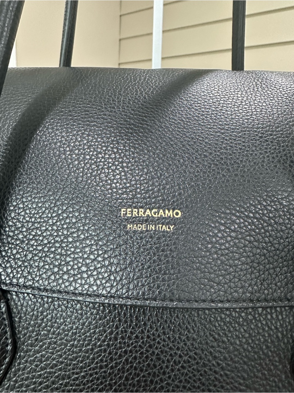 Salvatore Ferragamo East West Black Leather Tote Bag - Picture 3 of 10